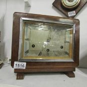 A Deco mantel clock