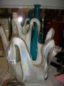 3 Items of Art Glass inc. Vases