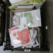 A quantity of loose stamps and books etc