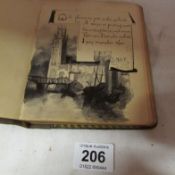 An early 20th century autograph book