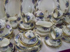 Approx 60 pieces of Royal Albert Moonlight Rose