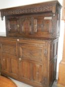 An early 19C German buffet cabinet