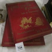 2 volumes of John Leech's pictures from the collection of Mr Punch, 1887