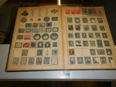 An album of world stamps including Victorian