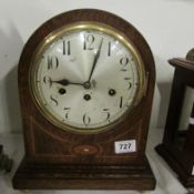 An inlaid bracket clock a/f