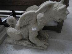 A Gargoyle garden figure