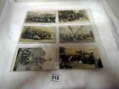 A quantity of postcards including 4 Typhoid Outbreak, Lincoln 1905