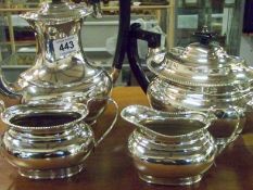 Garrard & Co. 4 Piece Silverplate Tea Set