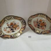 2 Late 18 early 19 century Royal Crown Derby plates