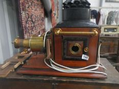 A magic lantern in case with slides