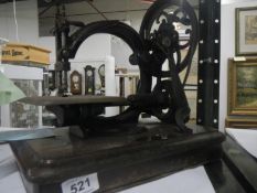 A Willcox and Gibbs sewing machine