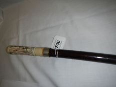 An ivory and bone Wilkinson sword stick