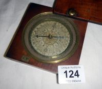 A Henry Sutton's form of magnetic Azimuth dialling compass dated 1654