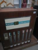 An old Player's cigarette machine