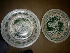 A pair of large Oriental plates