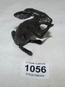 A P. Lyloo seated bronze hare