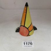 An early Lorna Bailey Elgreave pottery sunburst sugar sifter