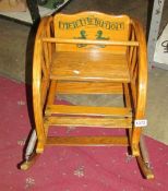 A vintage teetertrot child's rocker