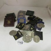 40 Crowns and 5 five shilling pieces