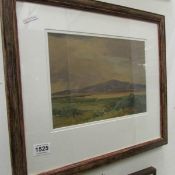 An original watercolour 'Across the Solway' by J A Rogers