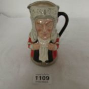 A Royal Doulton two faced jug 'The Judge and The Thief'