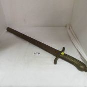 An old sword with serial number