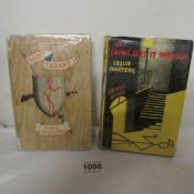 2 first editions with dust jackets 'Saint sees it through' and 'Saint Errant' by Leslie Charteris