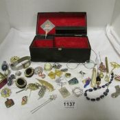 A good mixed lot of costume jewellery