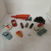 A quantity of die cast cars