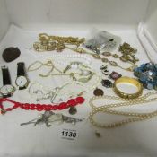 A good mixed lot of costume jewellery