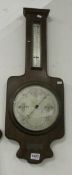 A 1930's oak barometer