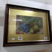 A still life picture of fruit