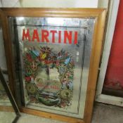 A Martini advertising mirror