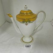 A Royal Worcester 'Waring & Gillow' coffee pot