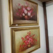 2 still life oil paintings including Susan Page