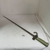 An old bayonet, a/f