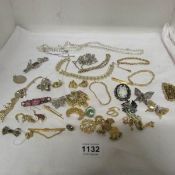 A good mixed lot of costume jewellery