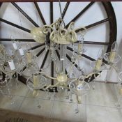 A 6 light French style chandelier