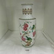 A Kaiser hand painted vase depicting birds