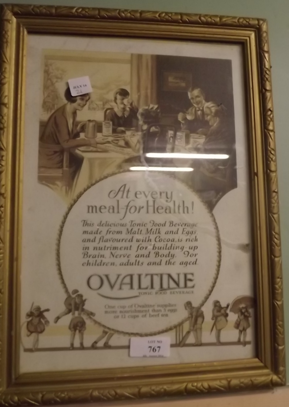 Original OVALTINE advertisement.