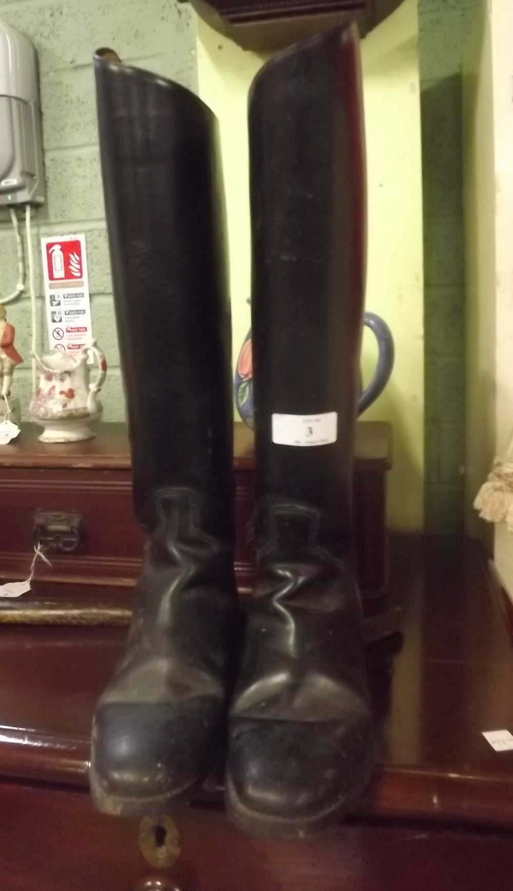 Pair of leather Jorhat riding boots. Size 38 M