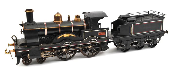 A Bing for Bassett-Lowke Gauge ?2? Live Steam 4-4-0 ?Black Prince? Locomotive and Tender RN 7098.