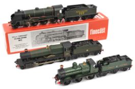 3 OO kit built tender locomotives. Wills Finecast King Arthur class 4-6-0 locomotive, ?Sir Lamiel?