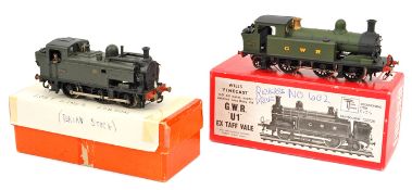 2 kit built OO gauge GWR locomotives. A Wills Finecast class ?U1? ex Taff Vale 0-6-2T locomotive,