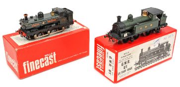 2 kit built OO gauge GWR locomotives. A Wills Finecast GWR class ?U1? ex Taff Vale 0-6-2T