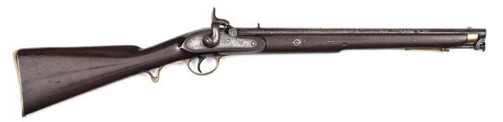 A .65? Yeomanry 1844 pattern percussion carbine, 36? overall, barrel 20? with Tower proofs and