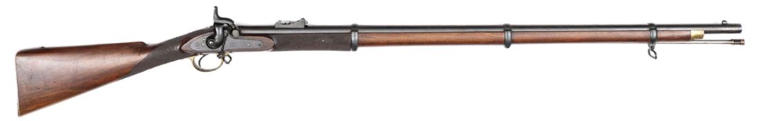 A good .577? Volunteer Enfield 3 band percussion rifle, 55? overall, barrel 38¼? with Tower proof