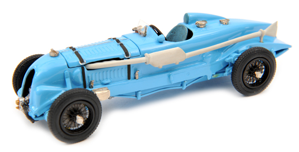 Top Marques 1:43rd scale 1929 Bentley 4½ litre supercharged single seater racing car. A light blue