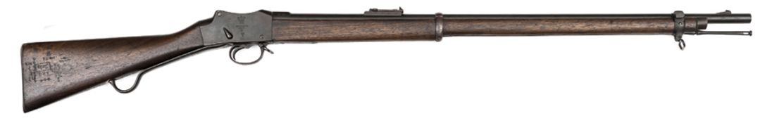 A .577/450? Martini Henry Mark IV rifle, 49½? overall, barrel 33¼?, numbered 542 and with
