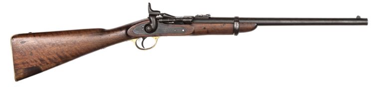 A .577? Snider 1885 pattern Cavalry carbine, 37½? overall, barrel 19¼? with government sale mark,